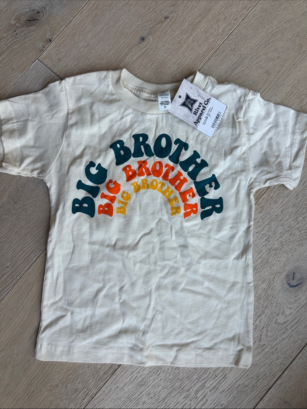 Wonder Nation Big Brother Graphic Tee in Cream